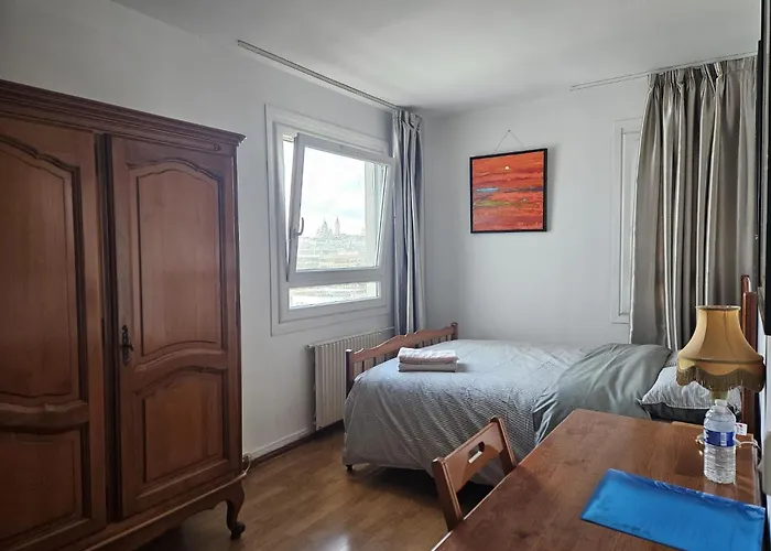 招待所 Lumineuses Avec Vue Sur Montmartre